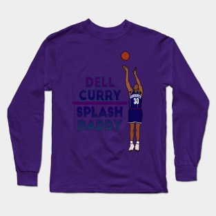 Dell Curry/Splash Daddy - Charlotte Hornets Long Sleeve T-Shirt